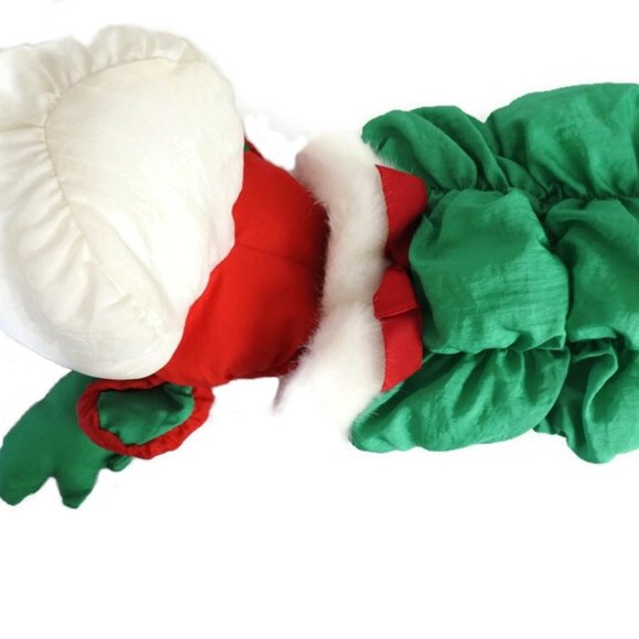 Green 3 D Padded Deer Christmas Stocking - Picture 6 of 8